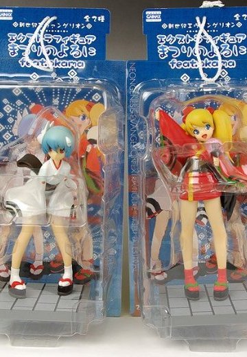 EVA Extra Figure feat.okama まつりのよるに 綾波レイ＆惣流・アスカ・ラングレー 2种套件
