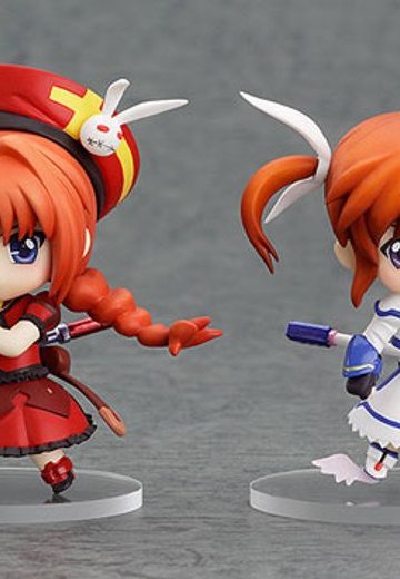 迷你黏土人 魔法少女リリカルなのはINNOCENT 高町奈叶 セイクリッドモード＆ヴィータ | Hpoi手办维基