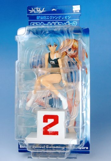 EVA エクストラスクール水着フィギュア 第1弹 绫波丽 