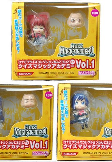 问答魔法学院 迷你黏土人 Vol.1 阿珞薇/マラリヤ/ユリ ３種SET  | Hpoi手办维基