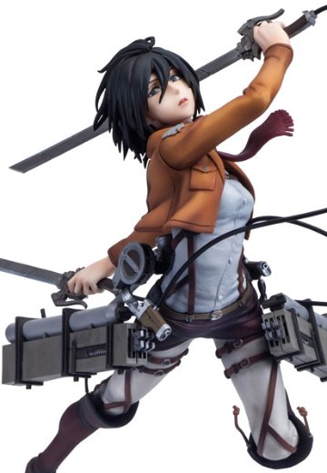 Hdge technical statue No.5 进击的巨人 三笠 训练兵团