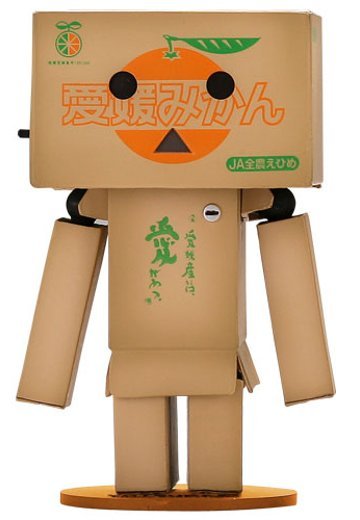 よつばとREVOLTECH REVOLTECH阿楞・ミニ 企业コラボプロジェクト JA爱媛 みかん箱バージョン 単品