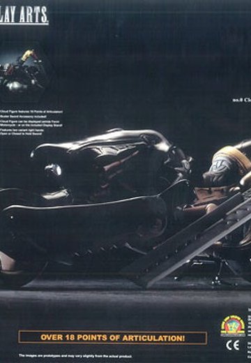 最终幻想 AC PlayArts クラウド＆フェンリル 可动手办 （国内版） | Hpoi手办维基