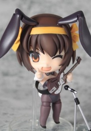 粘土人 #14 凉宫春日的忧郁 凉宫春日 Pearl Ver. Bunny Girl Ver. | Hpoi手办维基
