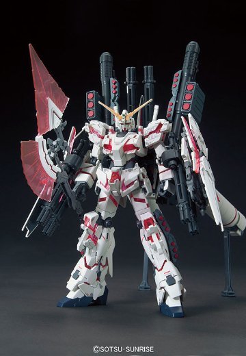 HGUC 1/144  机动战士高达UC RX-0 全装甲独角兽高达 (毁灭模式/Red Psycoframe ver.)