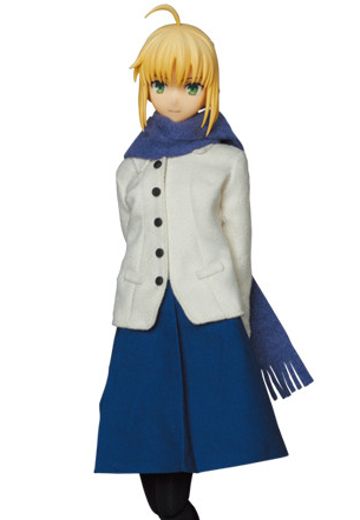 REAL ACTION HEROES #711 Fate/stay night [Unlimited Blade Works] SABER 私服 Ver. | Hpoi手办维基
