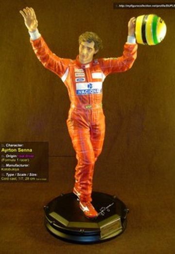 寿屋艺术雕像系列 Formula 1 アイルトン・セナ Ayrton Senna Racing Collection  | Hpoi手办维基