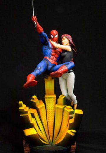 寿屋艺术雕像系列 スパイダーマン メリー・ジェーン・ワトソン&スパイダーマン  | Hpoi手办维基
