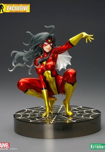 美少女スタチュー Spider-Woman スパイダーウーマン Metallic paint  | Hpoi手办维基