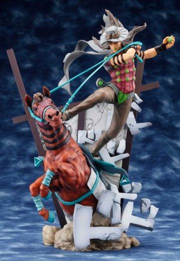 High Standard Statue JoJo的奇妙冒险&スティール・铁球・ラン 杰洛・谢皮利&威尔キリー Normal Ver. 