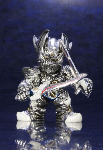 牙狼Q版魔戒收藏 银牙骑士 绝狼 电镀版