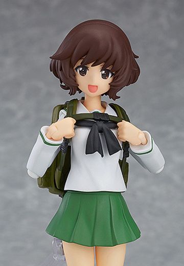 figma #344 少女与战车 剧场版 秋山优花里 制服ver.  | Hpoi手办维基