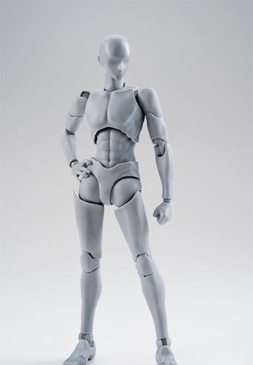 S.H.Figuarts 素体君 （男性素体） 宝井理人联名 豪华套装 灰色版 | Hpoi手办维基