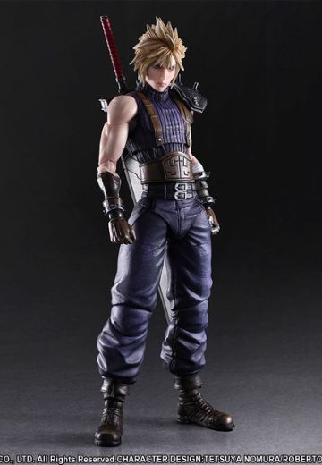 PlayArts改 最终幻想VII  克劳德・史特莱夫 Limited Color ver.  | Hpoi手办维基