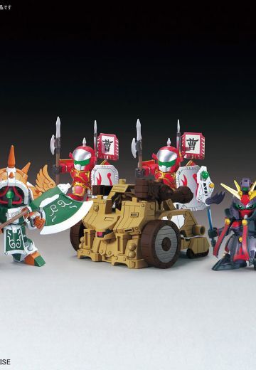 BB戦士 三国伝 410 典韦亚斯曼 贾クアシュタロン 攻城兵器SET＆合体武装6种(甲)[Bandai]《０２月予约》