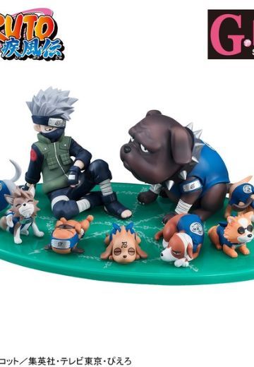NARUTO -火影忍者- 疾风伝 アキノ&旗木卡卡西&帕克 と忍犬たち