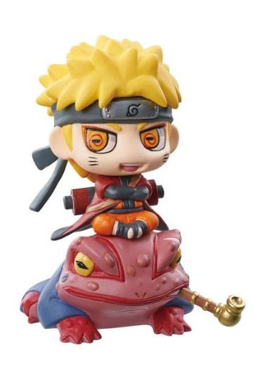 ぷちキャラランド NARUTO -火影忍者- 疾风伝 蛤蟆文太&うずまき火影忍者 仙人  | Hpoi手办维基