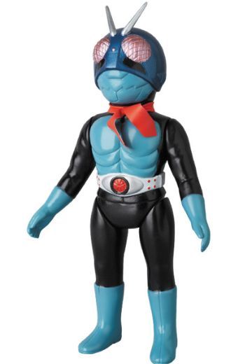 东映レトロソフビCollection 假面骑士 假面骑士１号 Middle Size  | Hpoi手办维基