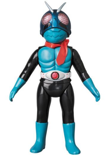 东映レトロソフビCollection 假面骑士 假面骑士１号 Middle Size Ver.  | Hpoi手办维基