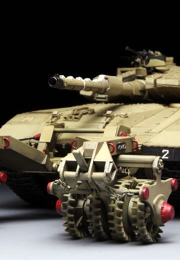 1/35 以色列梅卡瓦Mk.3 BAZ主战坦克装载Nochri Dalet扫雷滚系统