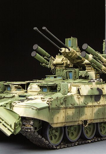 1/35 俄罗斯BMPT“终结者”火力支援战车带KMT-8扫雷系统和EMT电磁扫雷具 | Hpoi手办维基