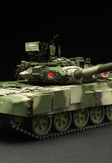 1/35 俄罗斯T-90主战坦克带TBS-86推土铲 | Hpoi手办维基