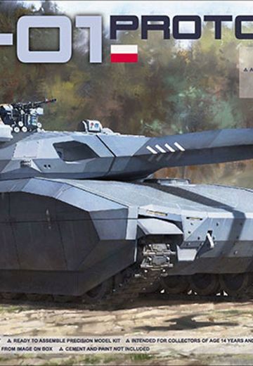 1/35 波兰 PL-01 轻型坦克原型车 “隐形坦克” | Hpoi手办维基