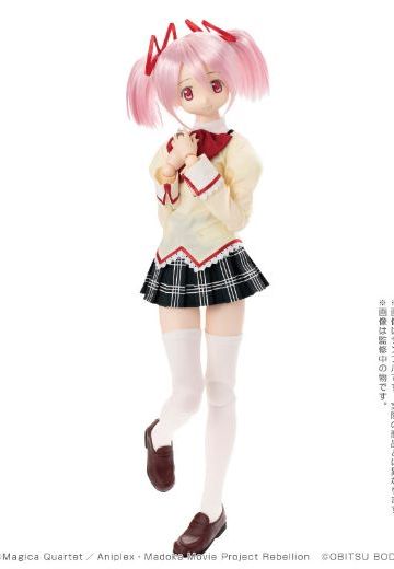 AZONE综合可动人形系列 #49 剧场版 魔法少女小圆 鹿目圆香 Uniform 1.5 ver  | Hpoi手办维基