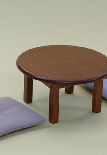 AZONE・家具 木质矮桌 Dark Brown  | Hpoi手办维基