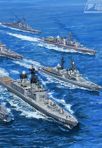 1/3000 军舰收集系列 No.36 日本 海上自卫队 第3护卫队群(1998年)