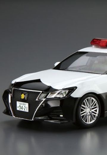 The Model Car No.110 1/24 丰田 GRS214 Crown Patrol Car for Traffic Control '16 