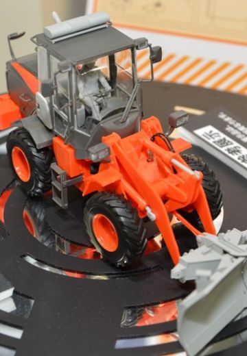 1/35 日立建机 Machinery Wheel Loader ZW100-6 多功能犁 除雪样式