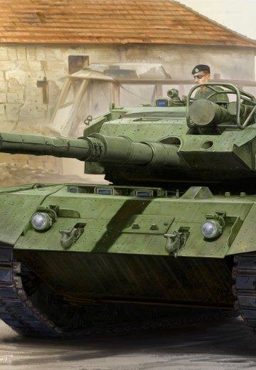  84502 1/35 战斗车联系列 加拿大豹C1A1主战坦克 | Hpoi手办维基