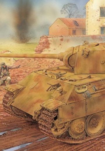 1/35 WW.II 德军 Sd.Kfz.171 豹式D型＆Zimmerit防磁涂层 (2 in 1)  | Hpoi手办维基