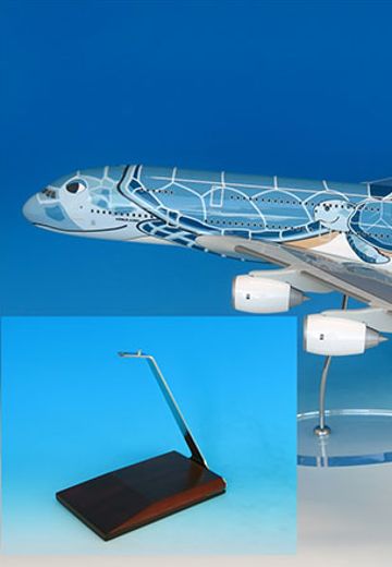 NH00099 1/100 A380 JA381A ANA Blue（不包含wifi整流罩＆木质展示底座） | Hpoi手办维基