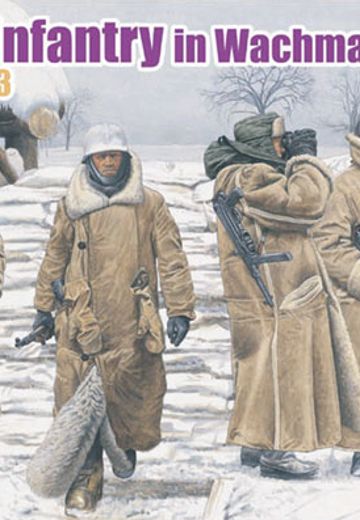 1/35 WW.II 德军 穿着大衣巡逻的步兵 列宁格勒 1943 