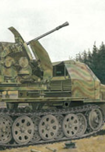 1/35 德军 Sd.Kfz.7/2 8吨半履带装甲运输车＆37mm防空高射炮FlaK43 细节提升套件 | Hpoi手办维基