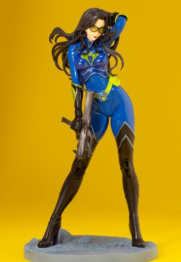 美少女雕像 G.I. Joe 男爵夫人 25th周年纪念蓝色 限定版