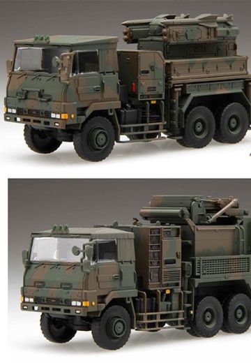 1/72 军用系列 No.23 日本 陆上自卫队 81式短距离地対空诱导弾 火控装置/发射装置 3辆套装