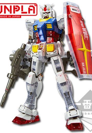 一番赏 机动战士高达 RX-78-2 高达 & FF-X7 核心战机 Solid Clear/Standard | Hpoi手办维基