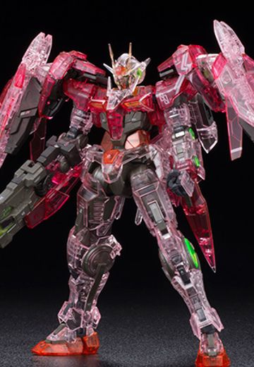 RG 机动战士高达00 GNR-010 强化模组 & GN-0000 00高达 & GN-0000 + GNR-010 00斩击强化模组 Transam 透明版 | Hpoi手办维基