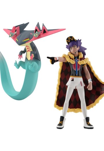 宝可梦比例世界 伽勒尔地区  冠军丹帝+多龙巴鲁托 | Hpoi手办维基