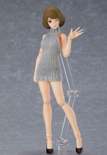 figma#505 女性body 千秋 露背毛衣 | Hpoi手办维基