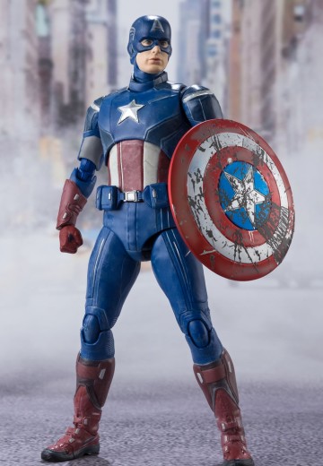 S.H.Figuarts 美国队长 -《AVENGERS ASSEMBLE》 EDITION‐（复仇者联盟） | Hpoi手办维基