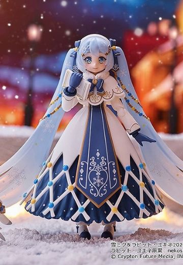 figma#EX-064 VOCALOID Rabbit Yukine&初音未来 雪未来 Glowing Snow ver. | Hpoi手办维基