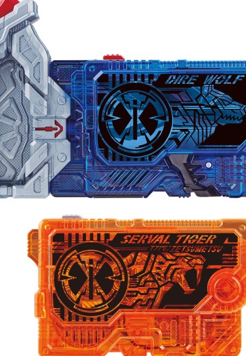 Zero-One Others：Kamen Rider Vulcan&Valkyrie DX Dire Wolf Zetusme RiseKey & Serval Tiger Zetusme RiseKey | Hpoi手办维基