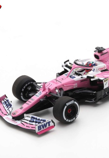 S6485 BWT RACING POINT RP20 NO.11 BWT RACING POINT F1 TEAM WINNER SAKHIR GP 2020 SERGIO PEREZ WITH PIT BOARD | Hpoi手办维基