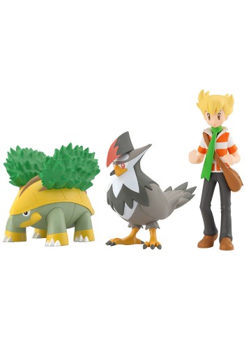 宝可梦比例世界 神奥地区 阿驯+树林龟+姆克鹰 | Hpoi手办维基