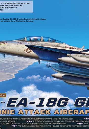 LS-014 波音 EA-18G“咆哮者”电子战攻击机 | Hpoi手办维基