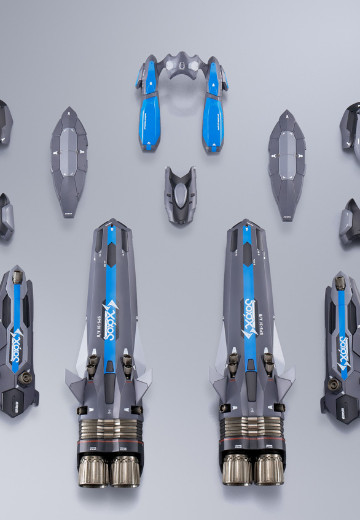 DX超合金  超时空要塞DELTA 绝对LIVE VF-31AX 卡伊洛斯 进阶型(疾风专用机) 专用超级零件套装